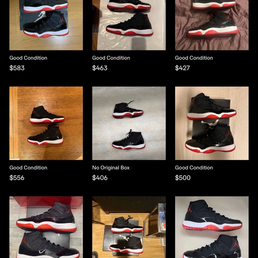 Jordan 11 “bred” 2012 release, size 11 never worn ! - Picture 13 of 14